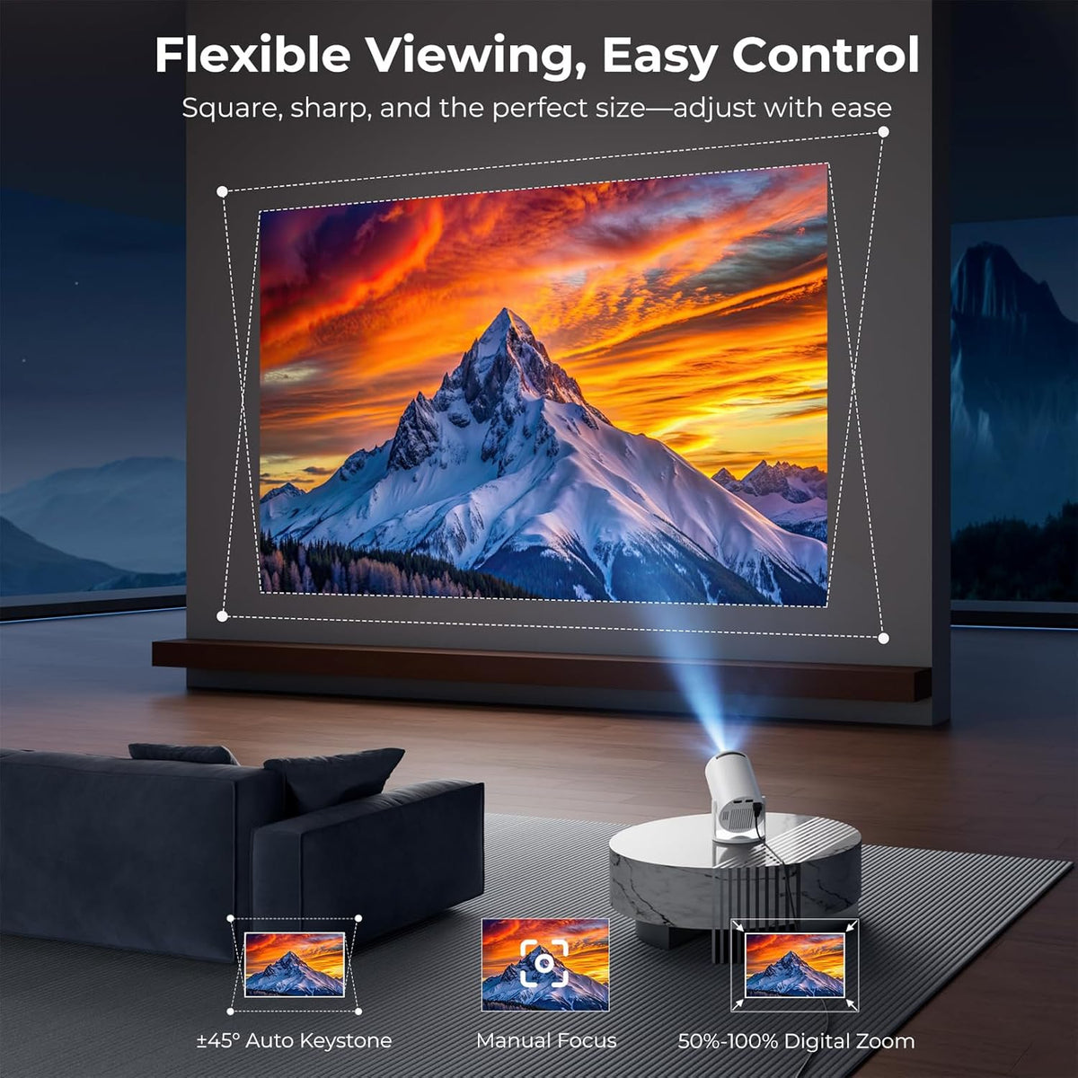 CLOKOWE Portable Mini Projector™