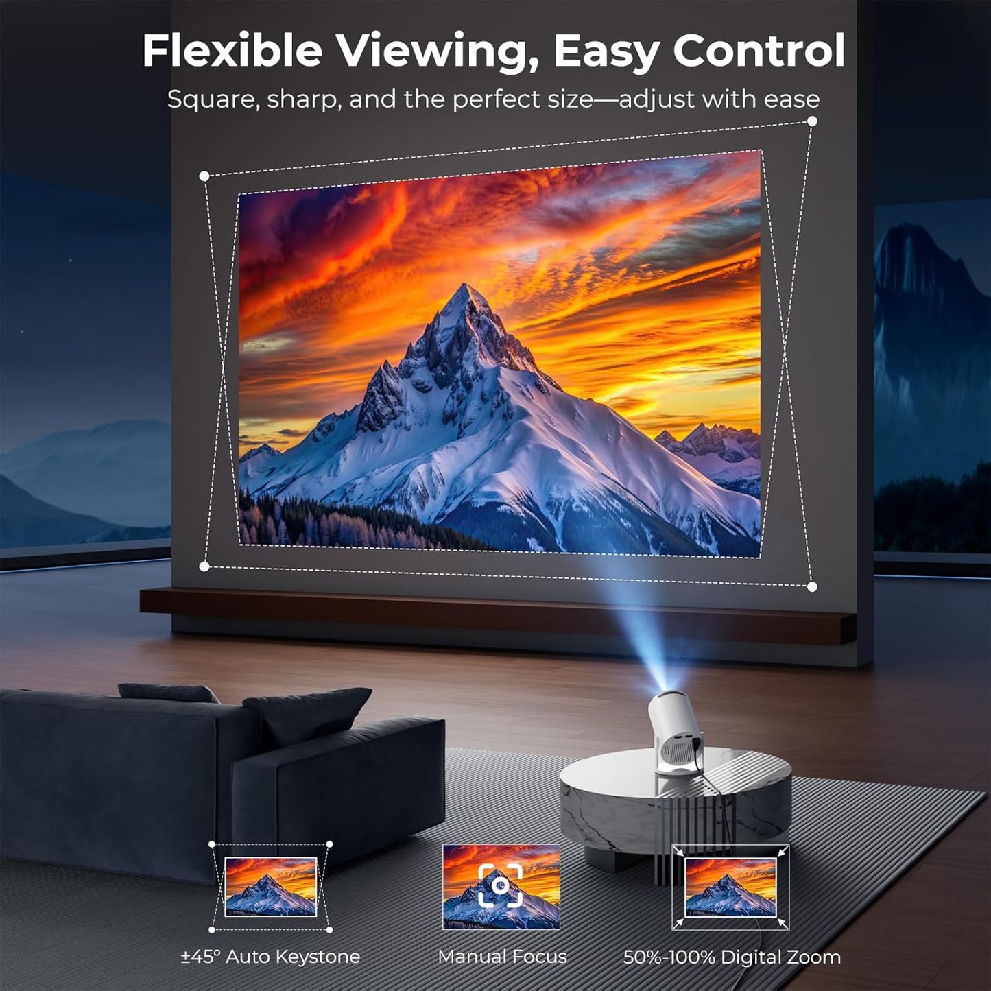 CLOKOWE Portable Mini Projector™