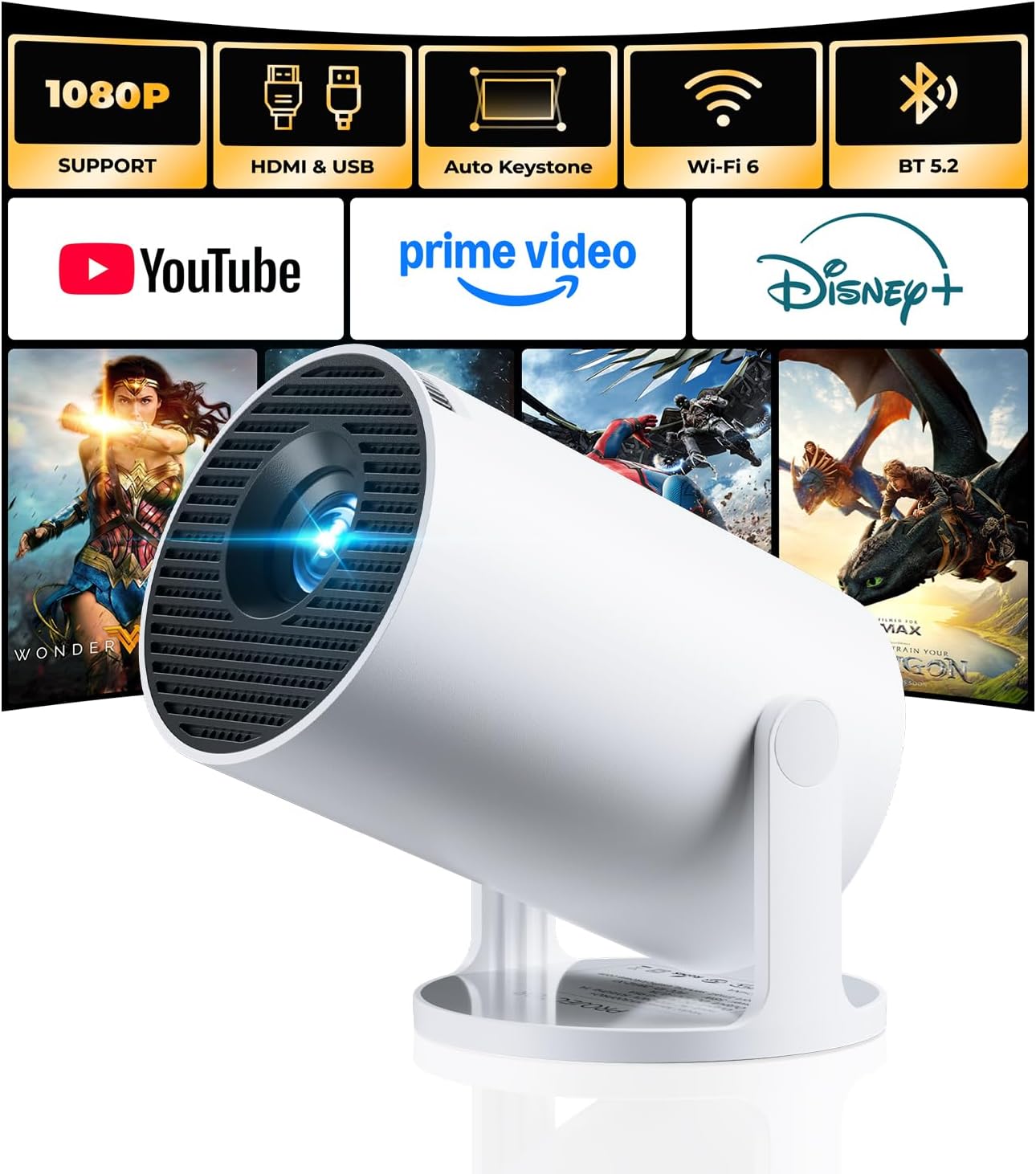 CLOKOWE Portable Mini Projector™