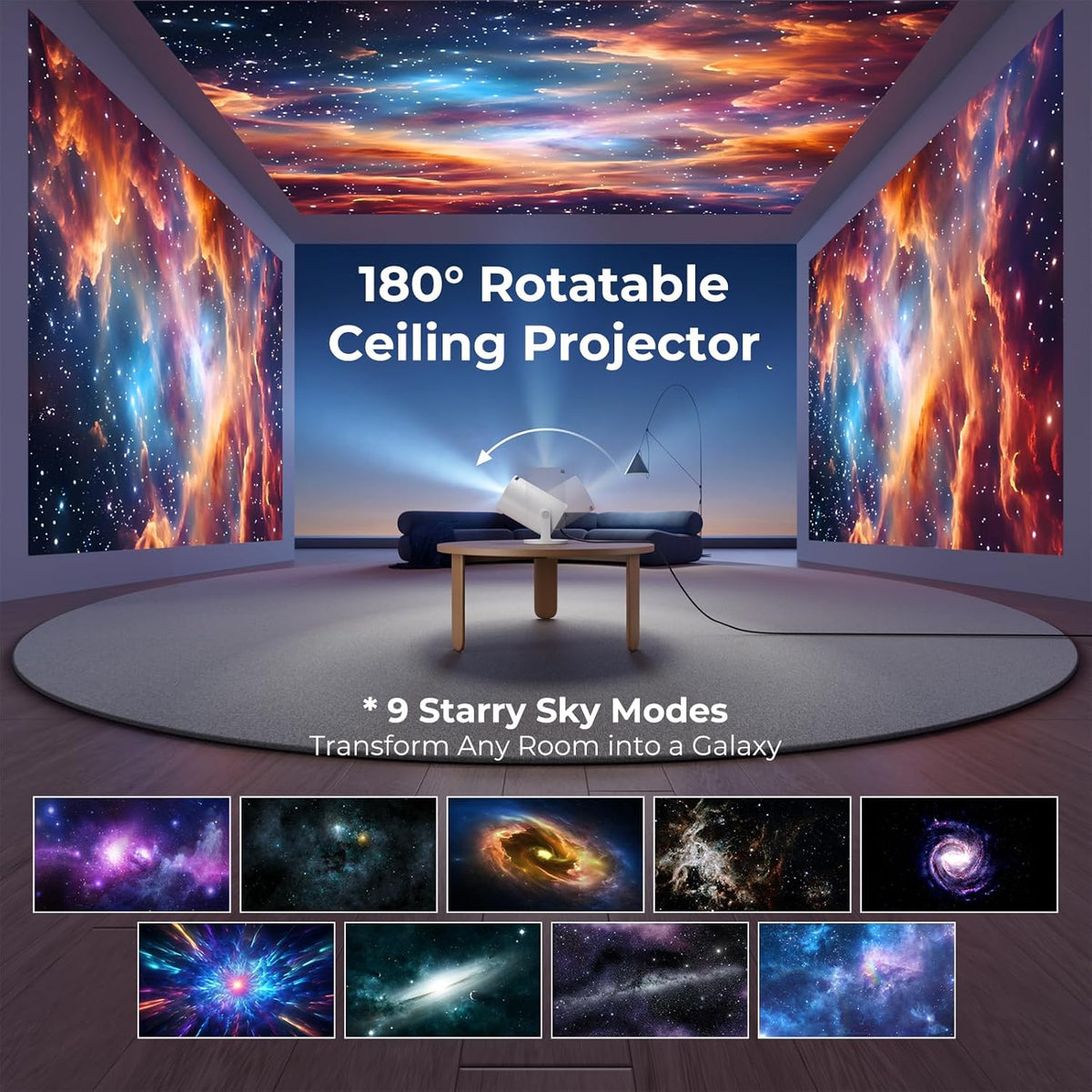 CLOKOWE Portable Mini Projector™